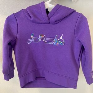 Jordan brand Purple Sweatshirt - size 12mo